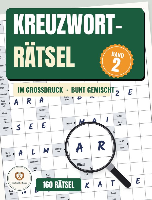 Cover Kreuzworträtsel im Großdruck Band 2